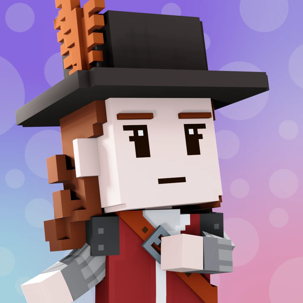 Pirate #695 voxel render