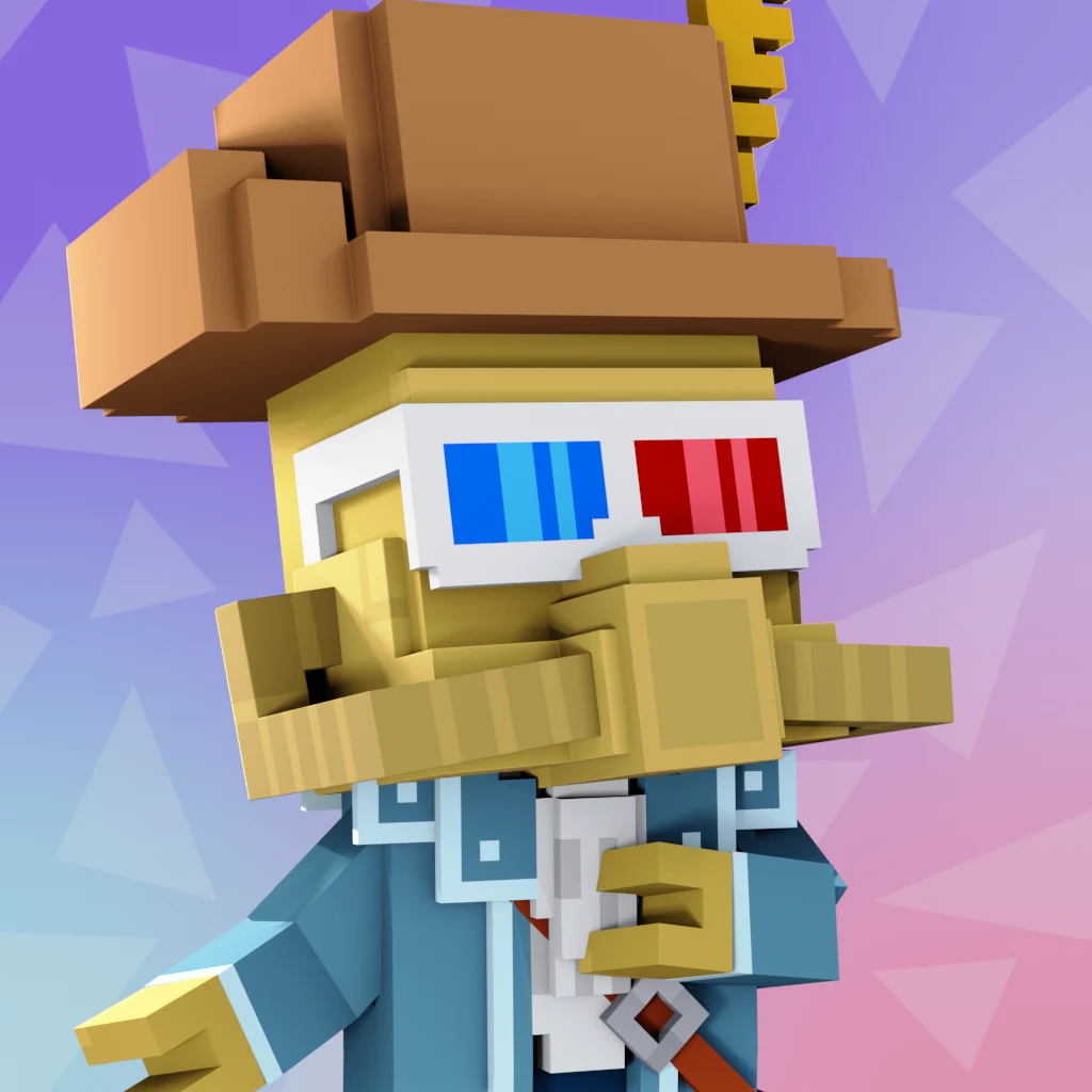 Pirate #6953 voxel render