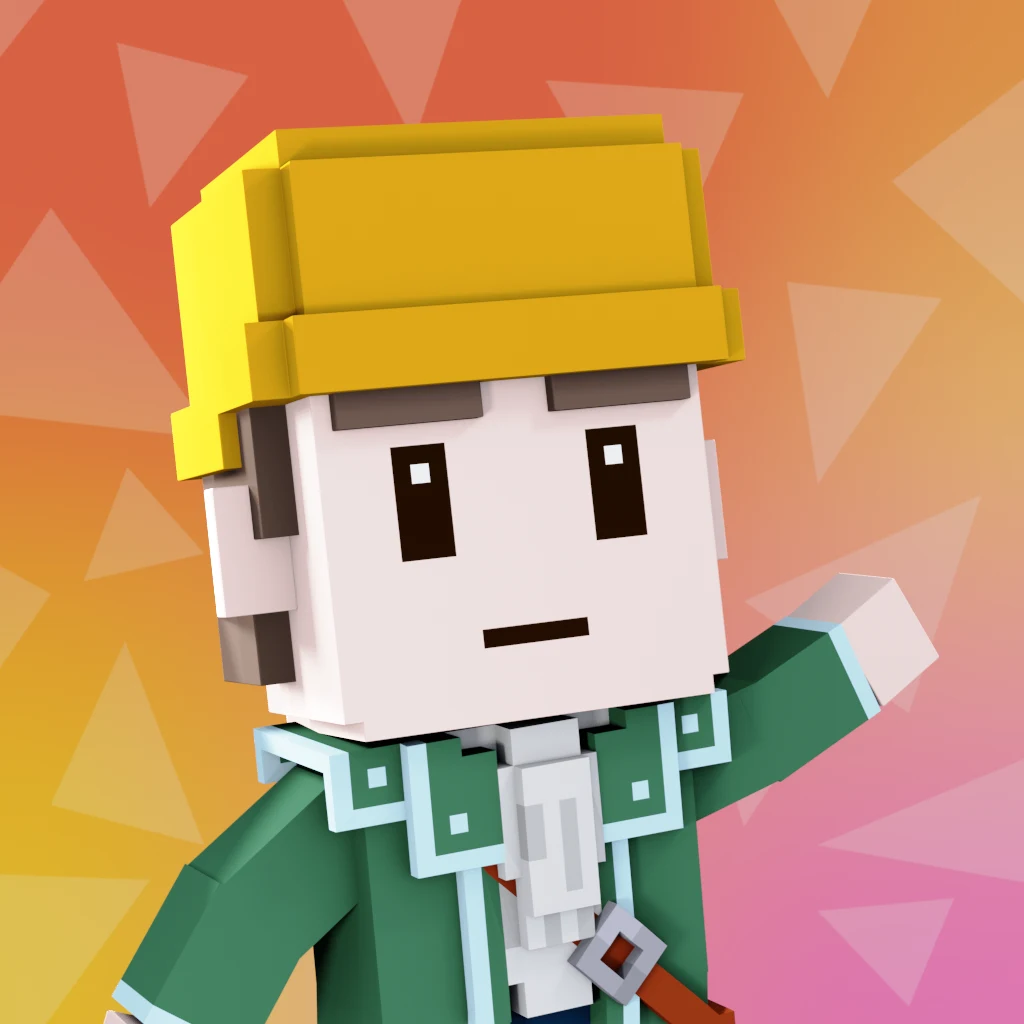 Pirate #6954 voxel render