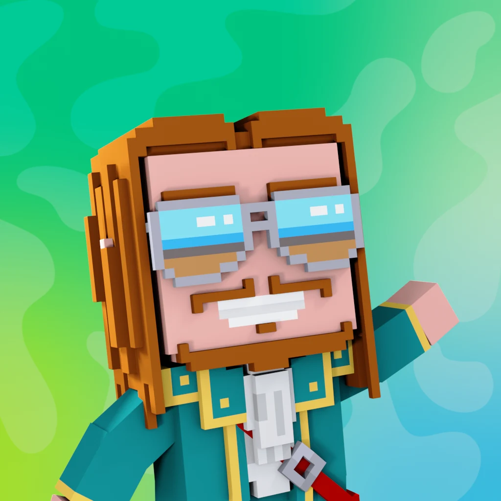 Pirate #6957 voxel render