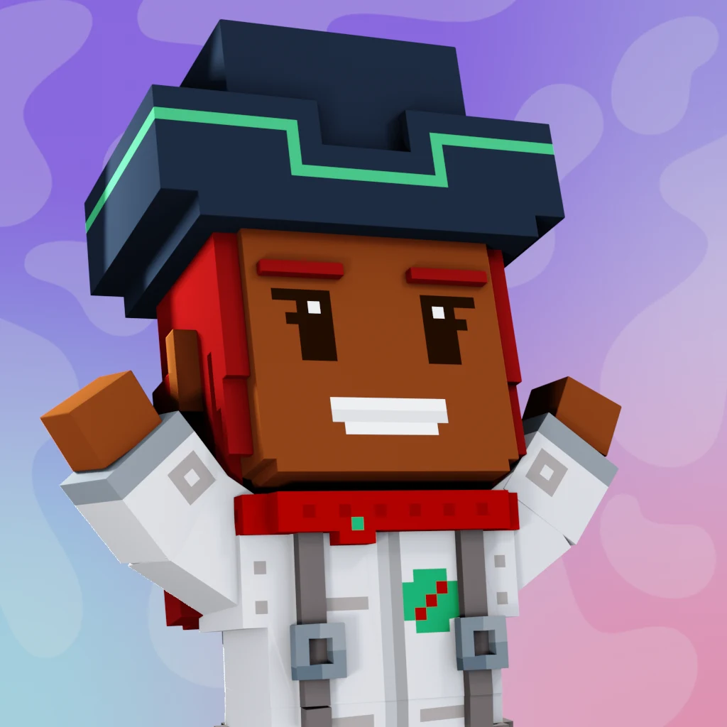 Pirate #6958 voxel render