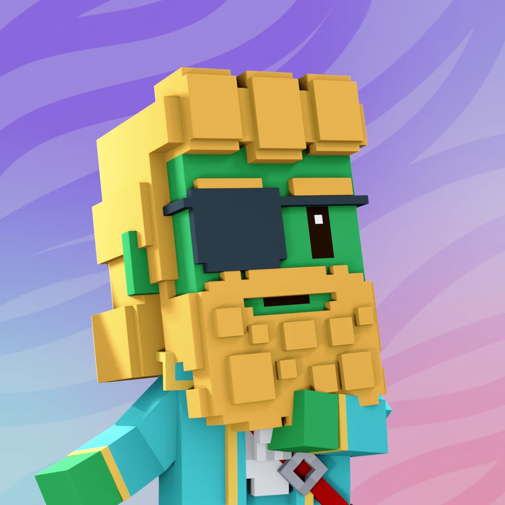 Pirate #6959 voxel render