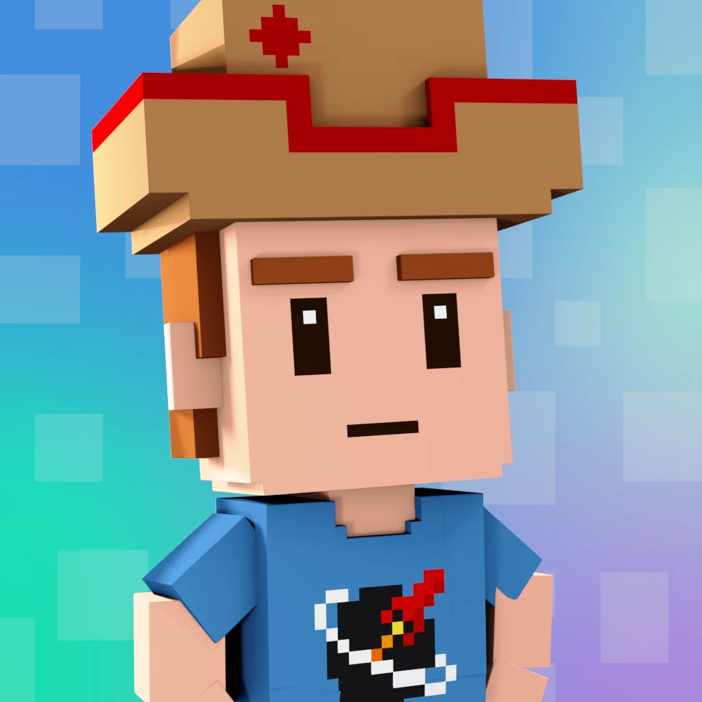 Pirate #6960 voxel render