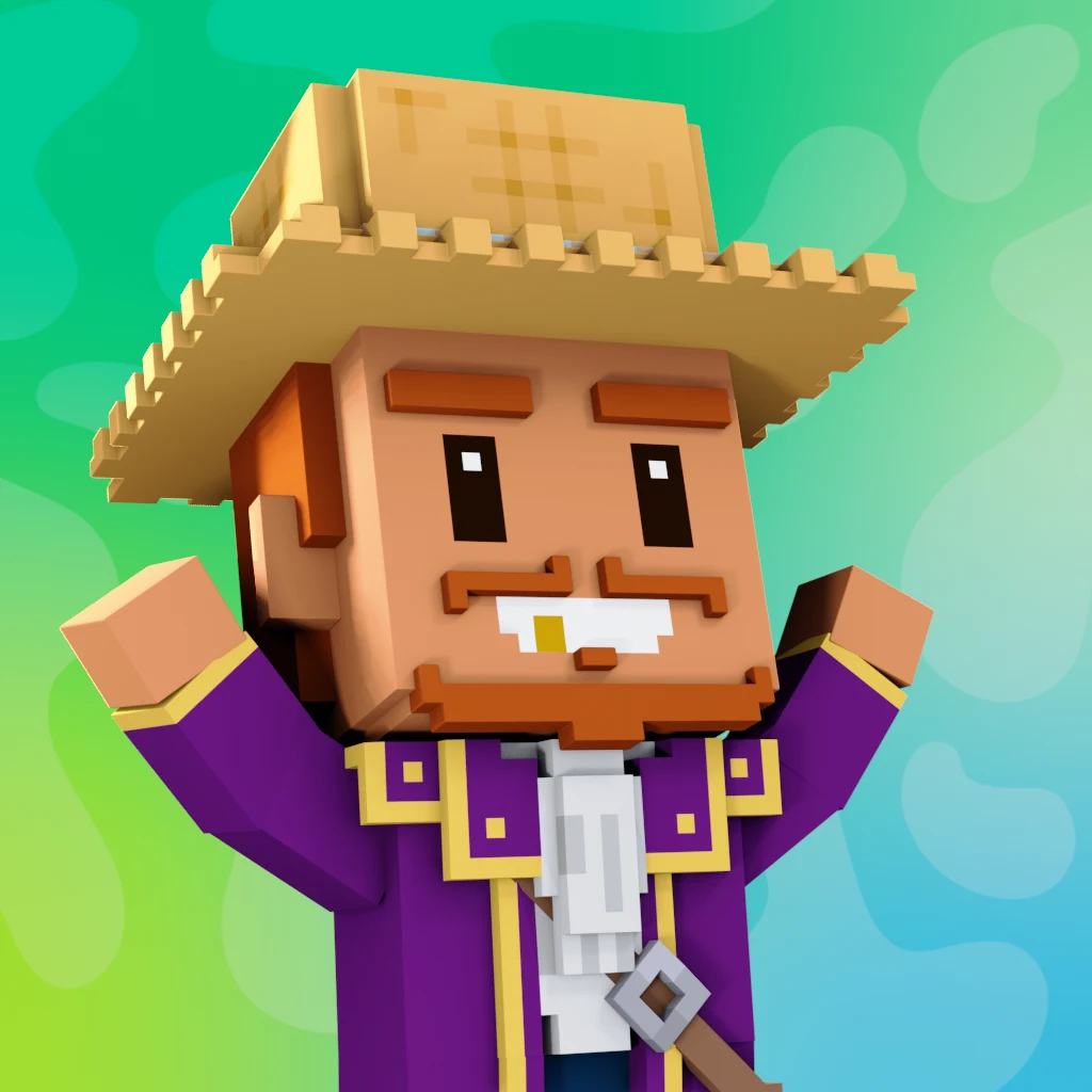 Pirate #6962 voxel render