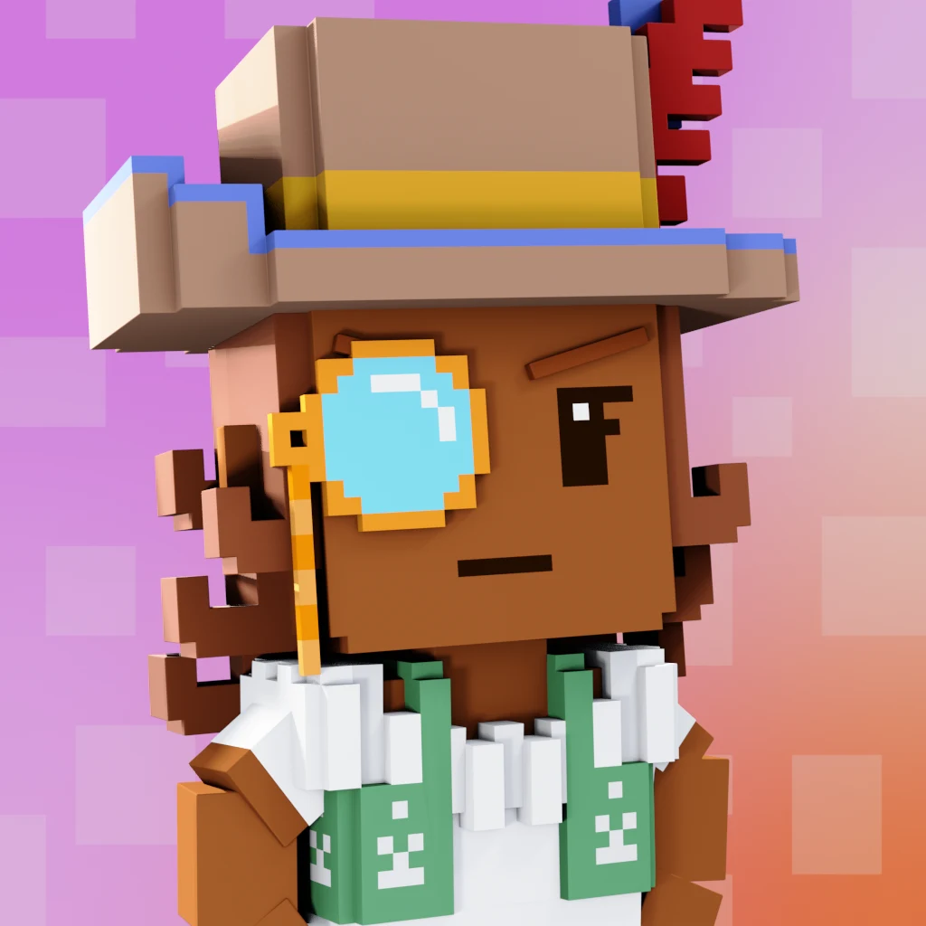 Pirate #6964 voxel render