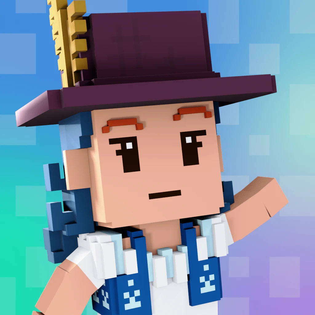 Pirate #6965 voxel render