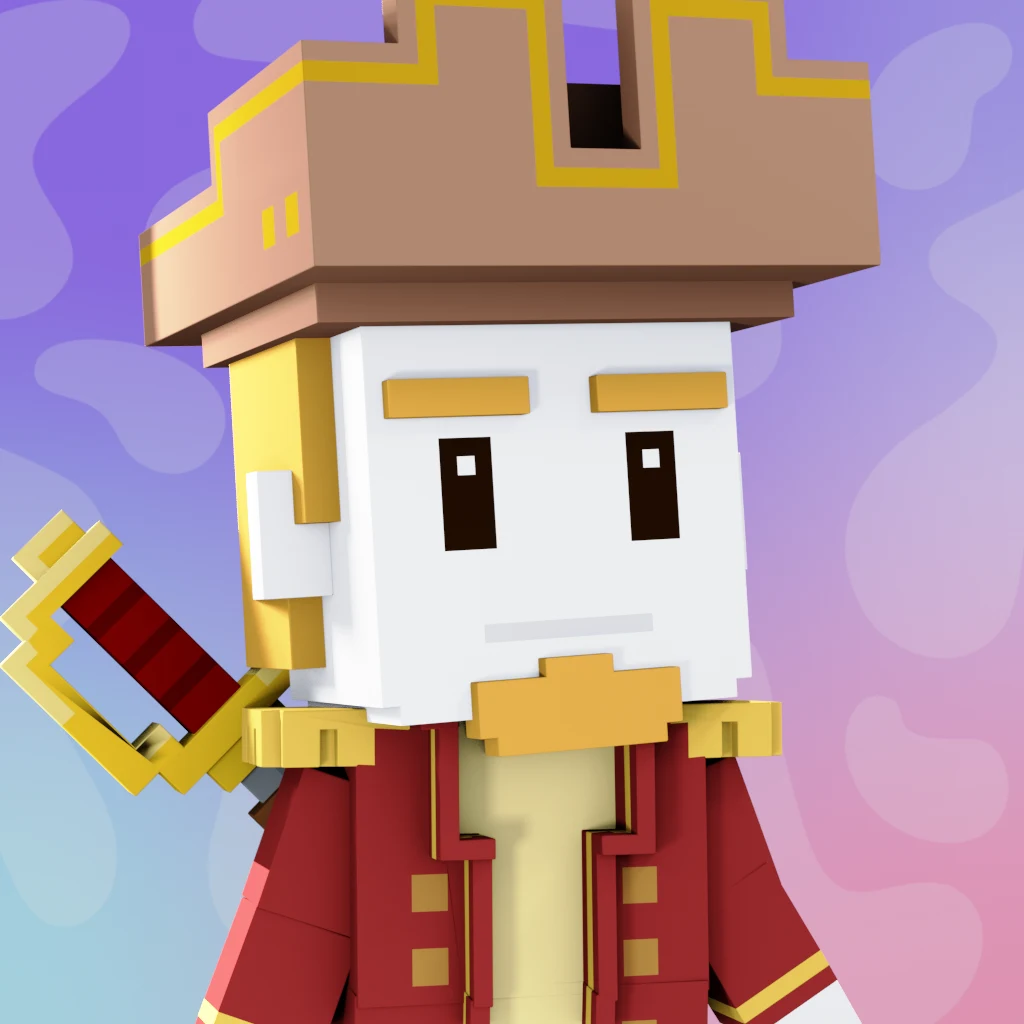 Pirate #6966 voxel render