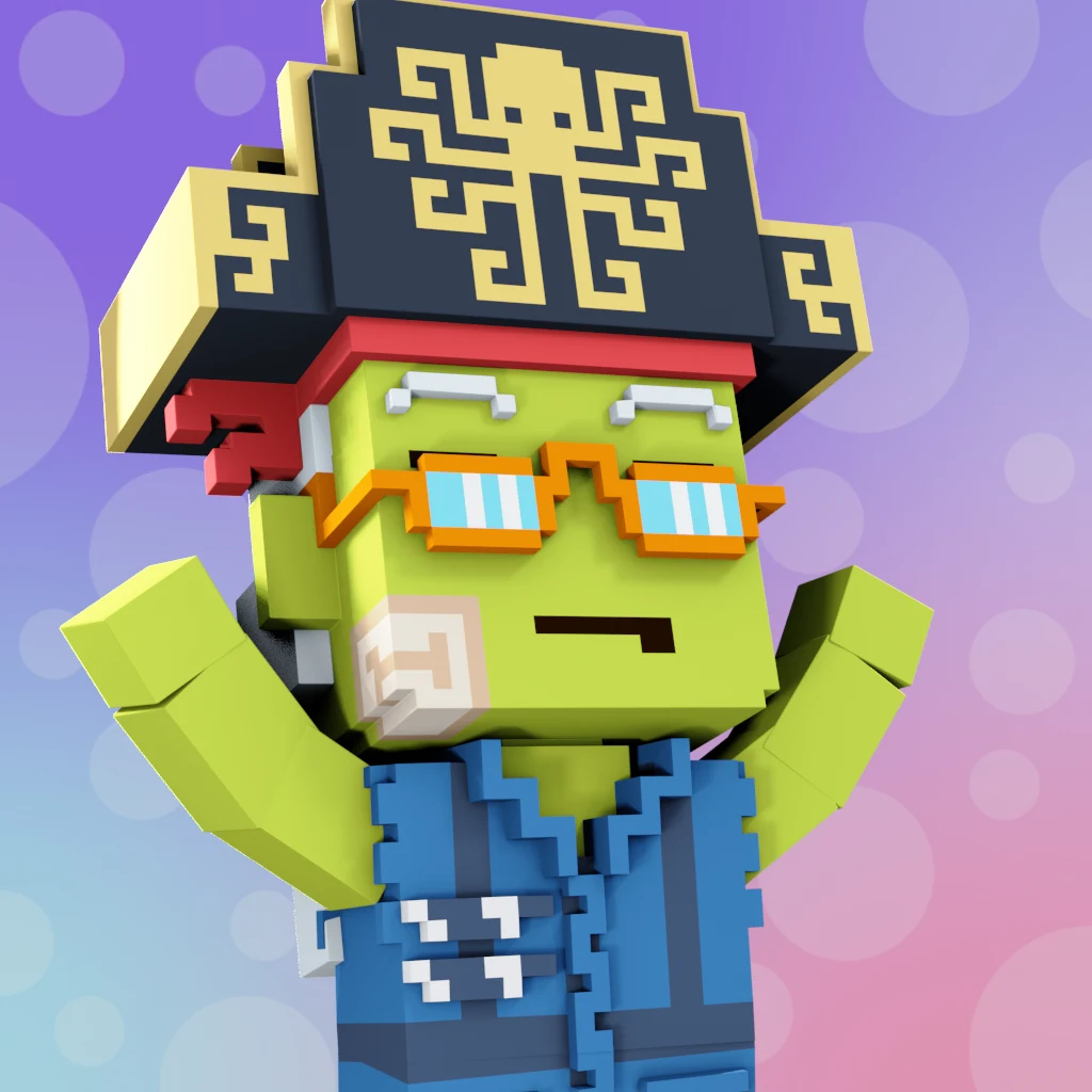 Pirate #6967 voxel render