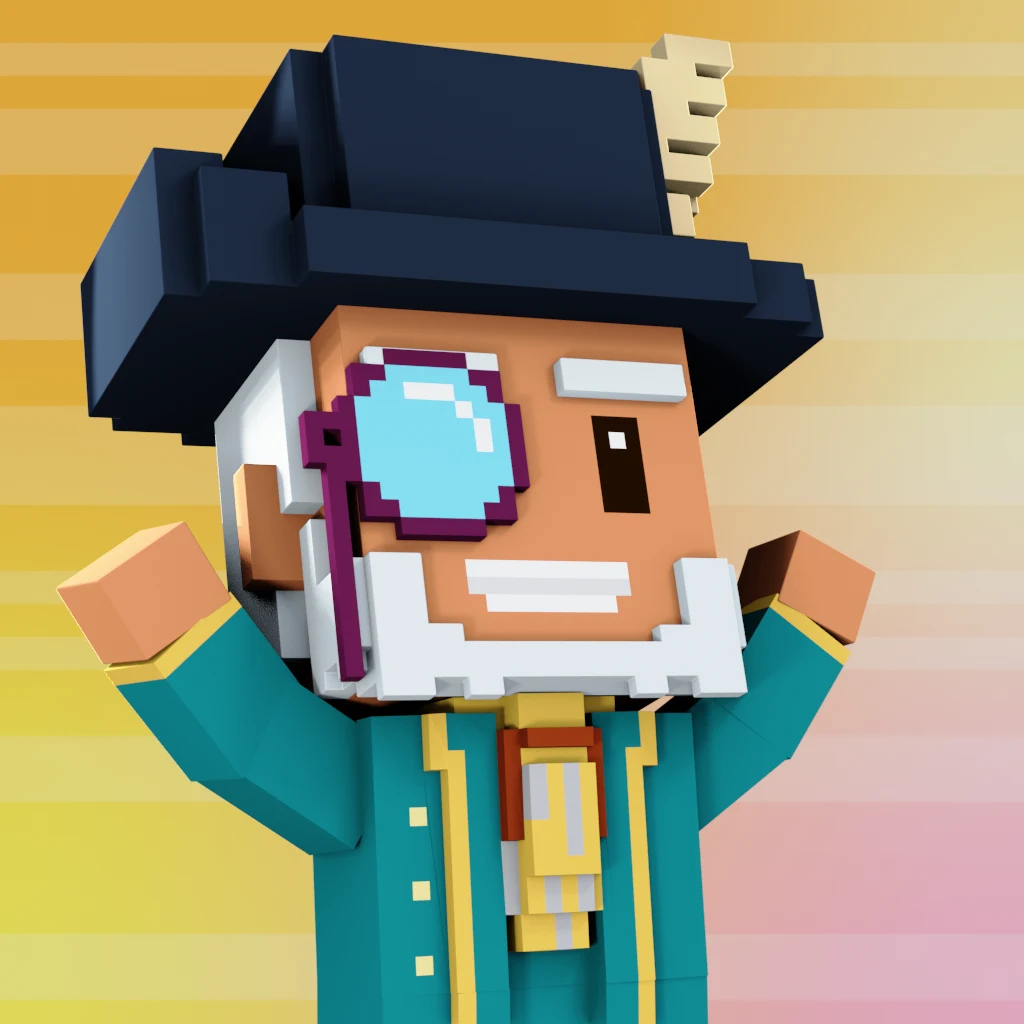 Pirate #6968 voxel render