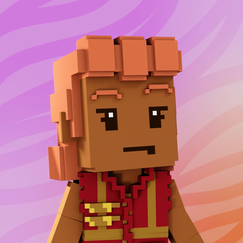Pirate #6969 voxel render