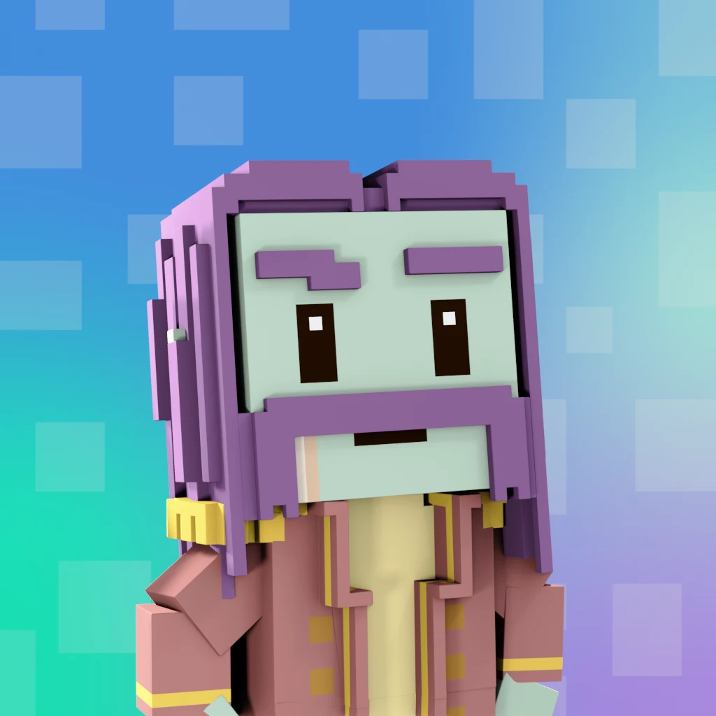 Pirate #697 voxel render