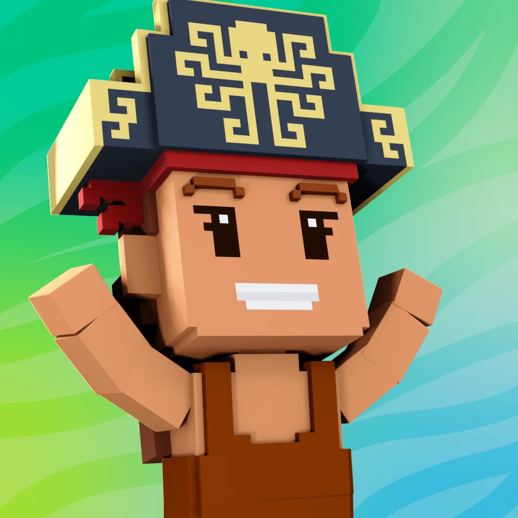 Pirate #6971 voxel render