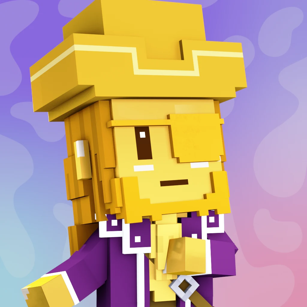 Pirate #6975 voxel render