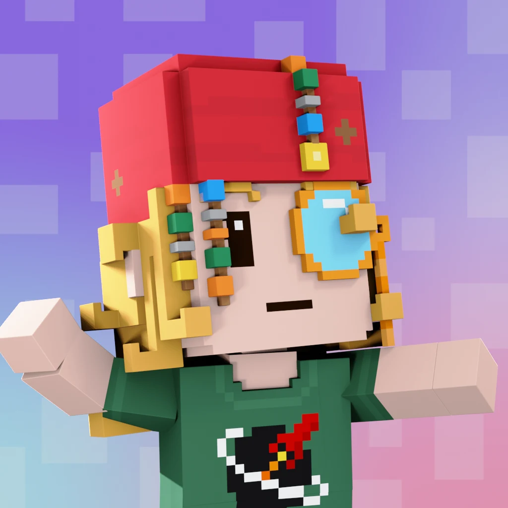 Pirate #6976 voxel render