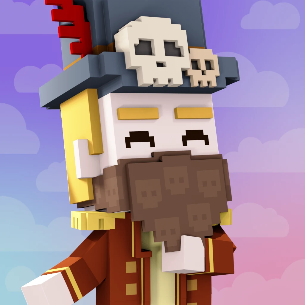 Pirate #6978 voxel render