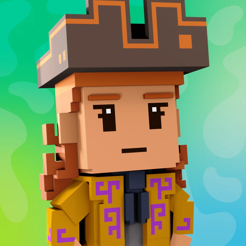 Pirate #6979 voxel render