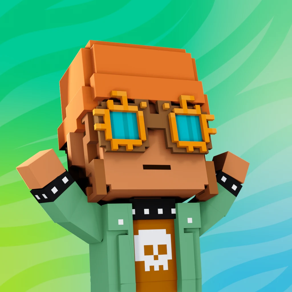 Pirate #698 voxel render