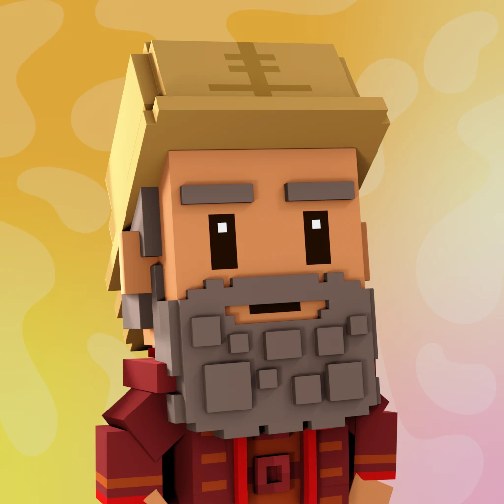 Pirate #6982 voxel render