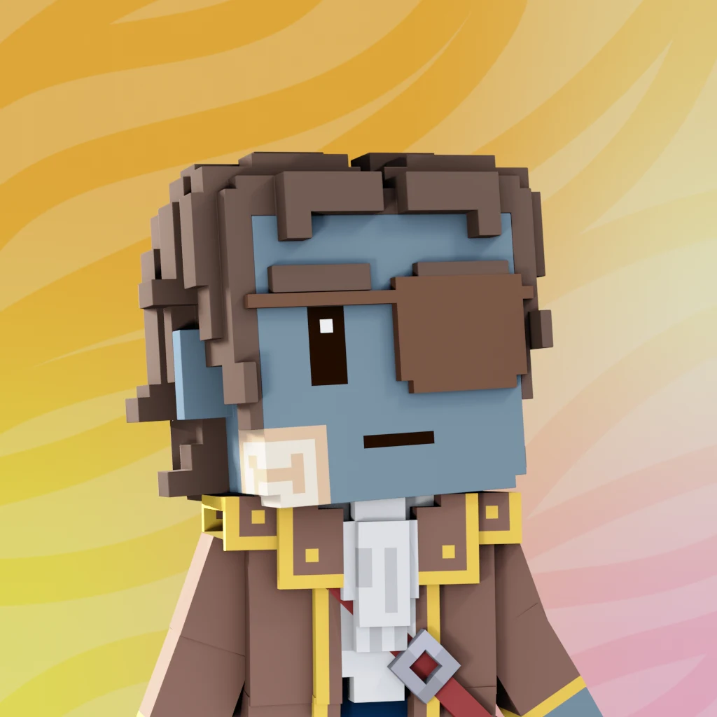 Pirate #6986 voxel render