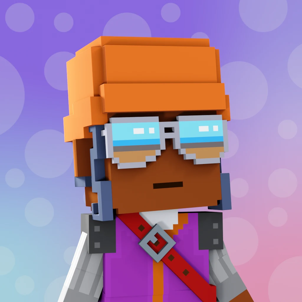 Pirate #6987 voxel render