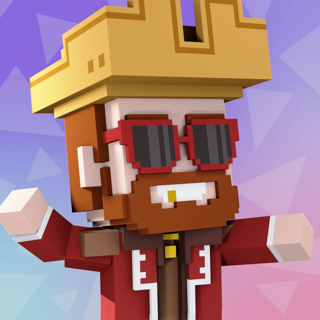 Pirate #6992 voxel render