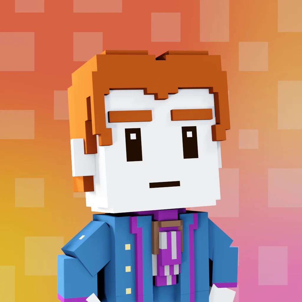 Pirate #6993 voxel render