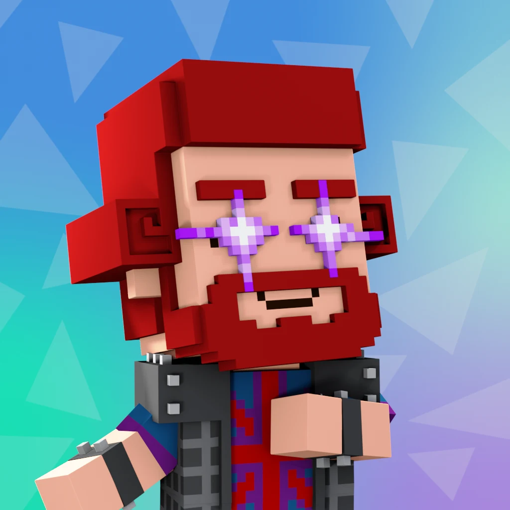 Pirate #6996 voxel render