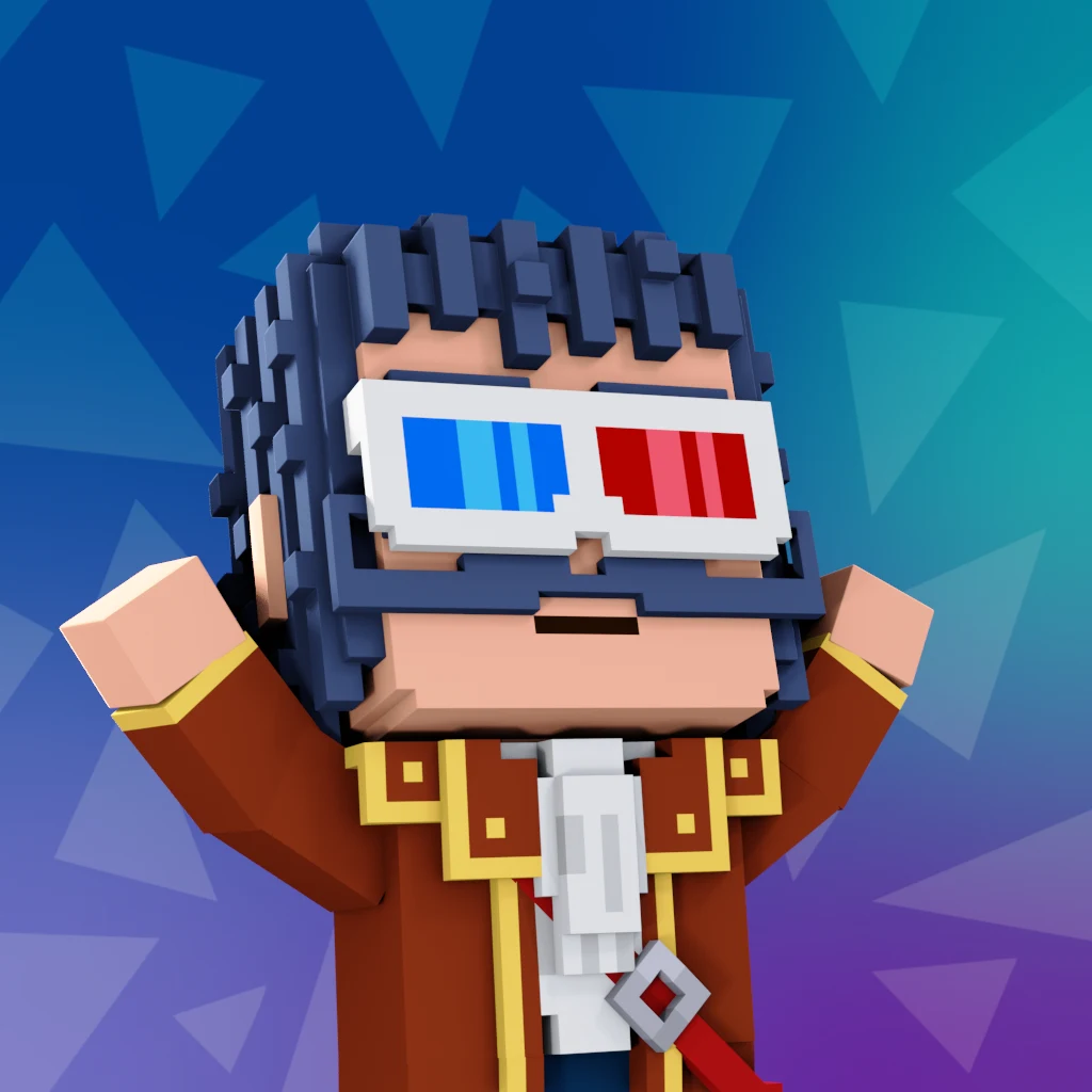 Pirate #6999 voxel render