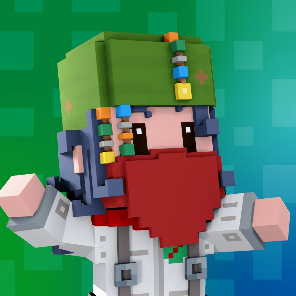 Pirate #7 voxel render