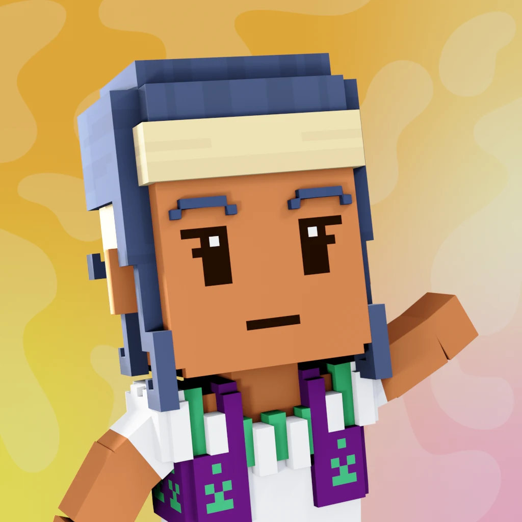 Pirate #70 voxel render