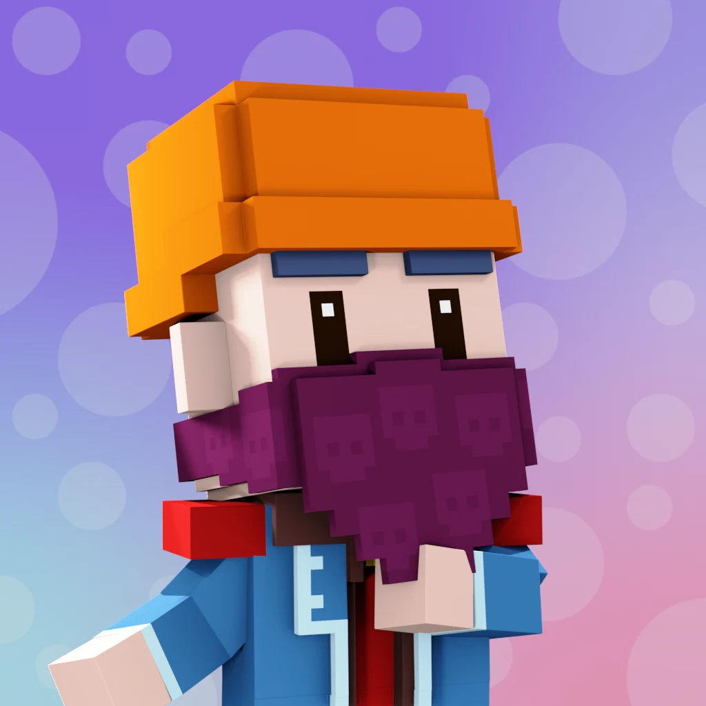 Pirate #7003 voxel render