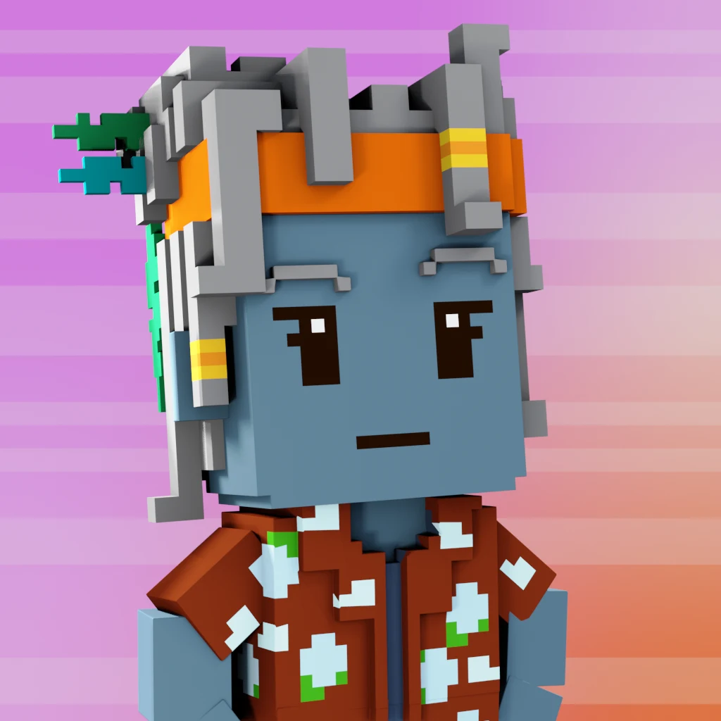 Pirate #7005 voxel render