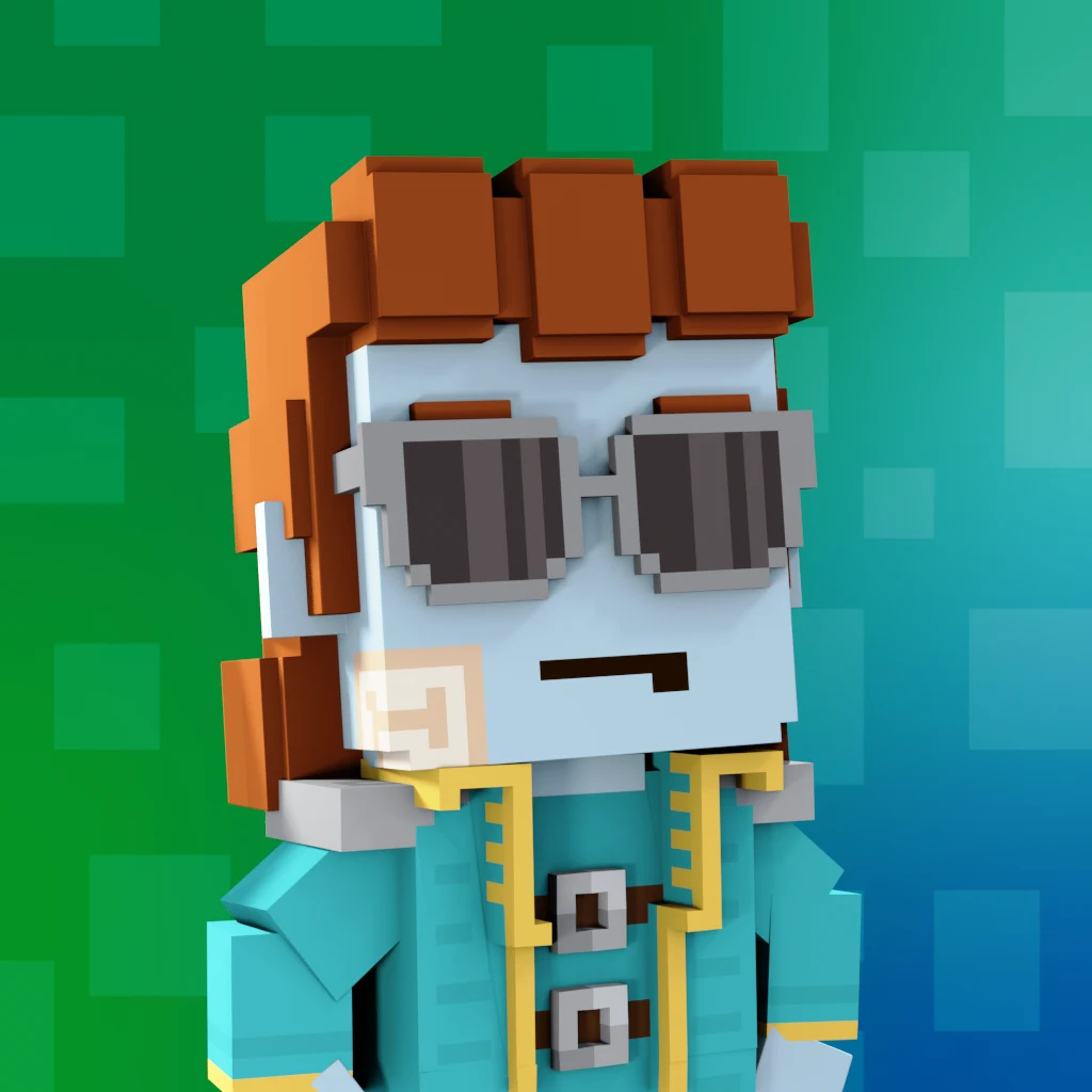 Pirate #7007 voxel render