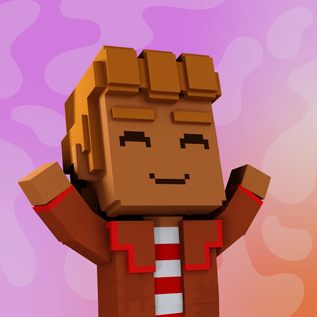 Pirate #7009 voxel render