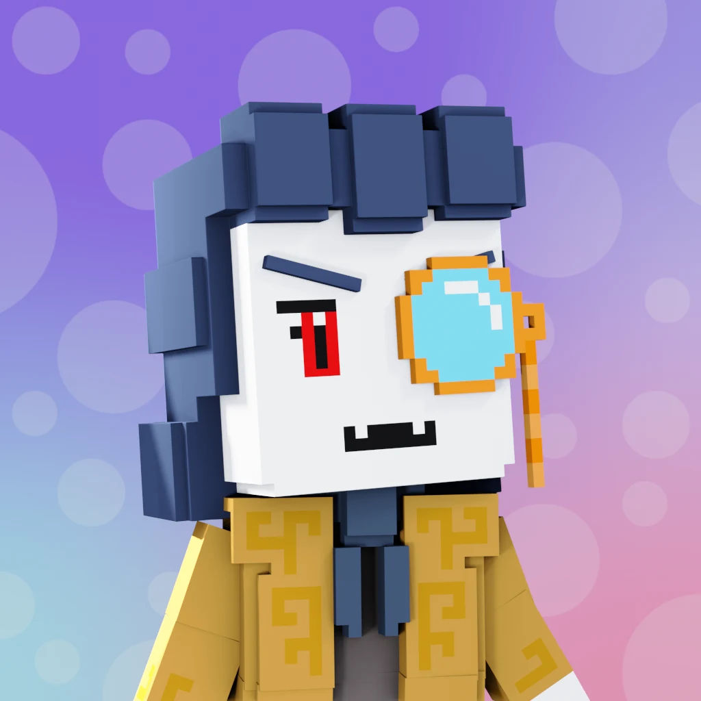 Pirate #701 voxel render