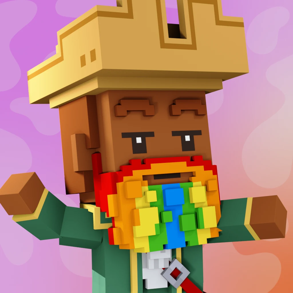 Pirate #7010 voxel render