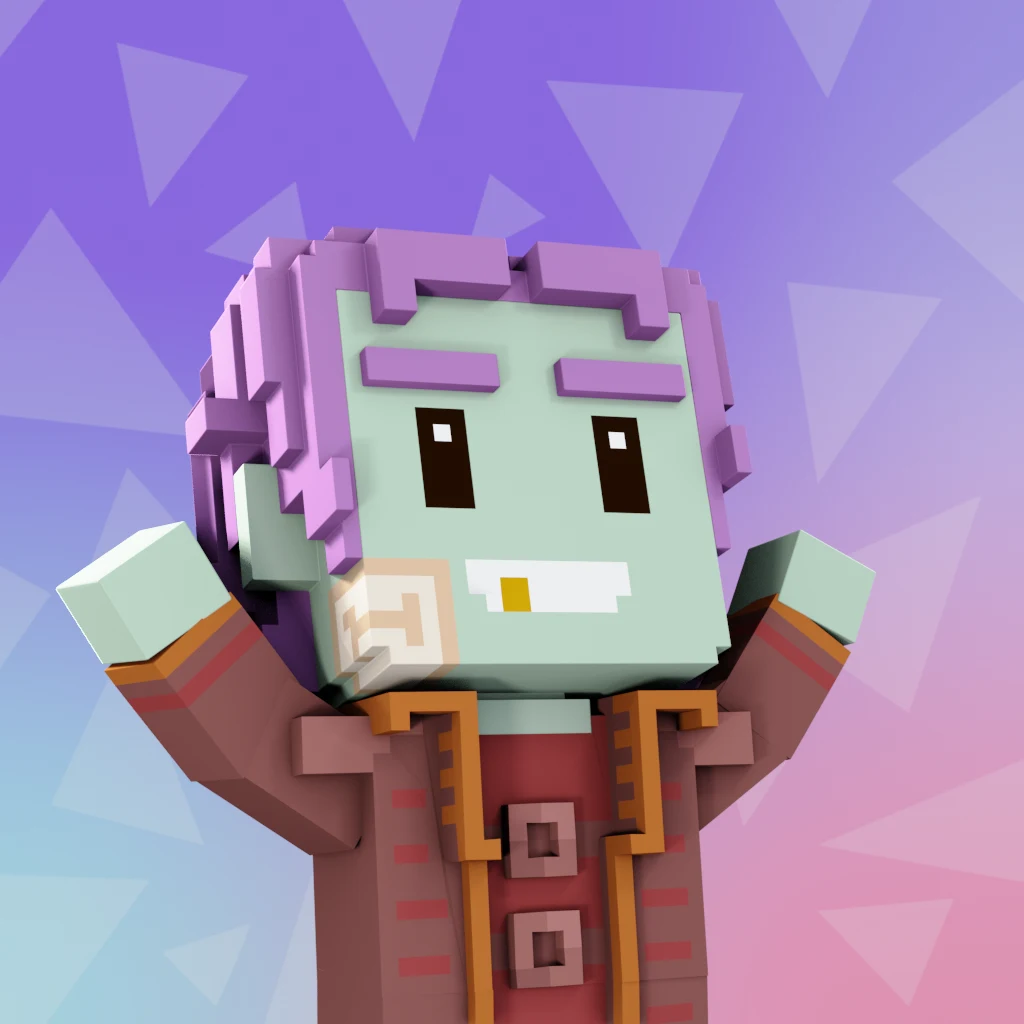 Pirate #7013 voxel render