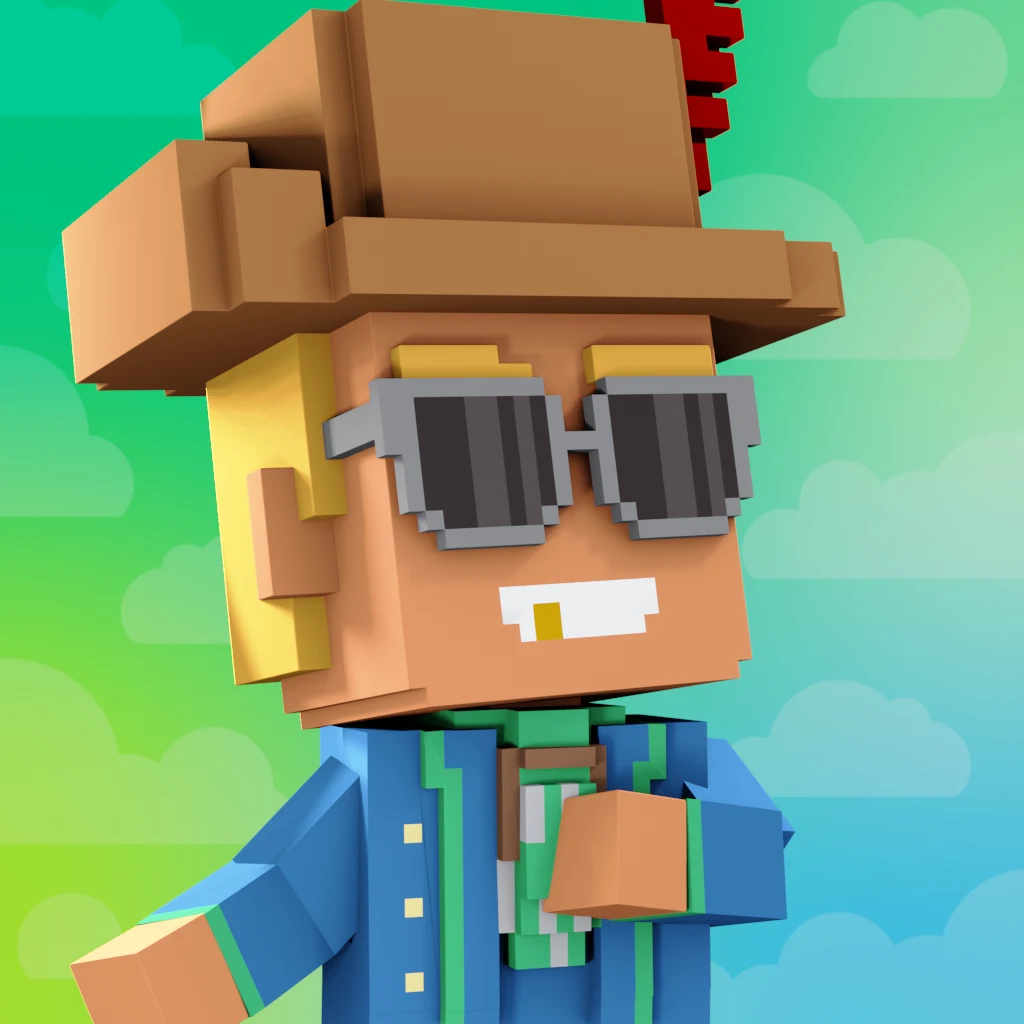 Pirate #702 voxel render