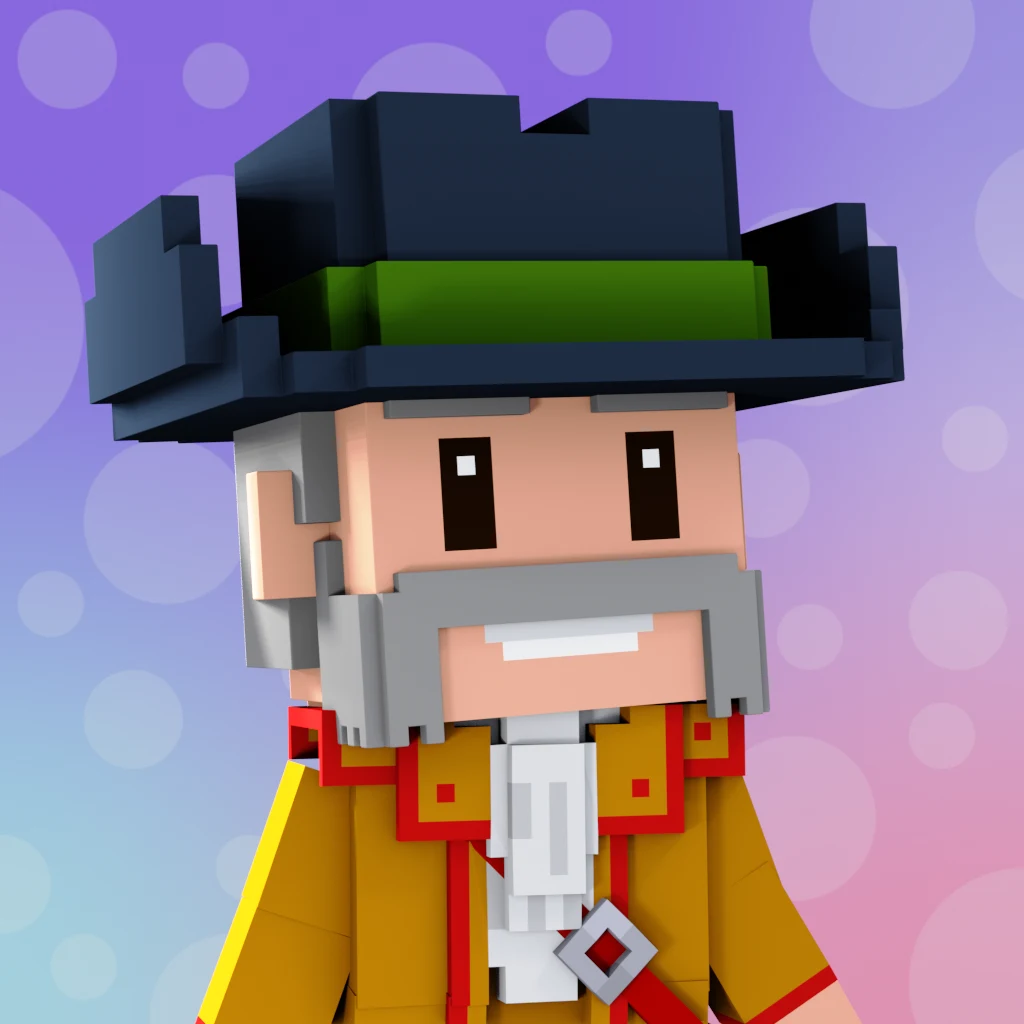 Pirate #7024 voxel render