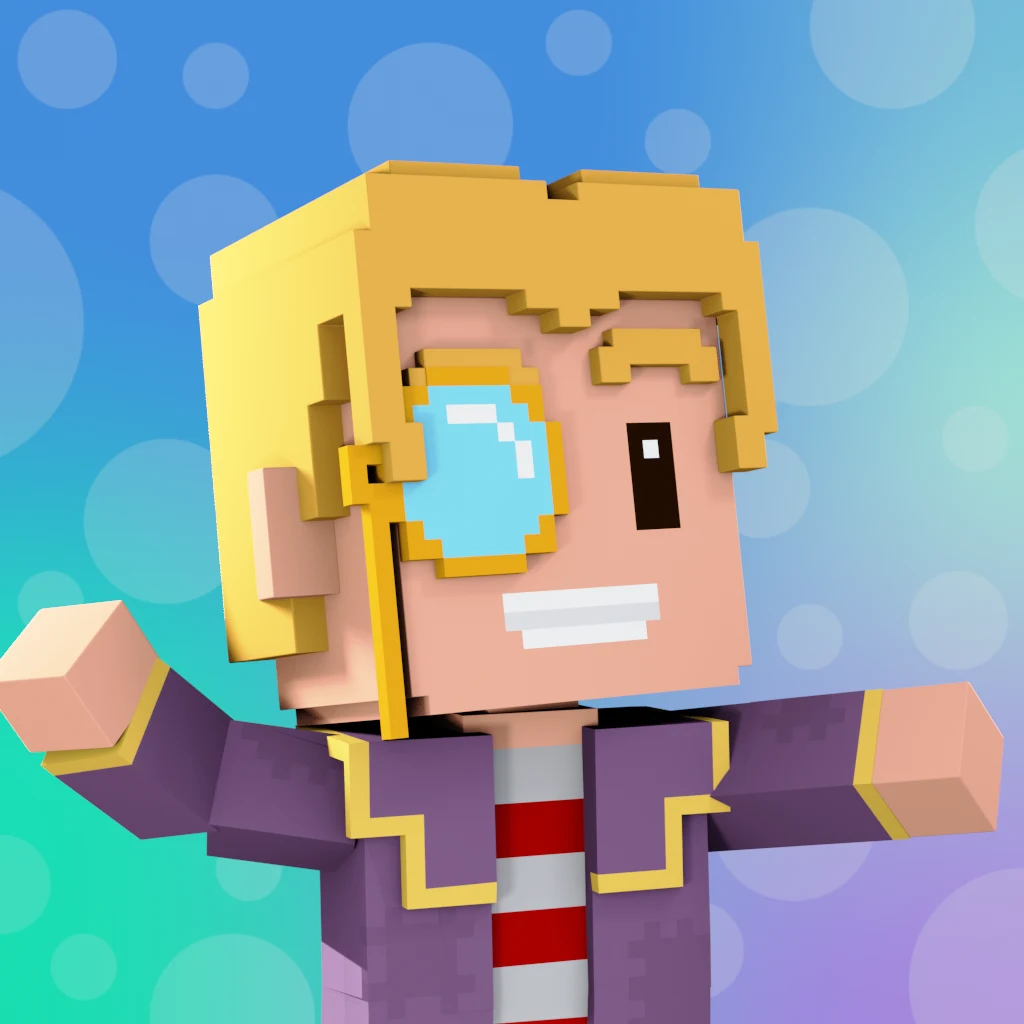 Pirate #7025 voxel render