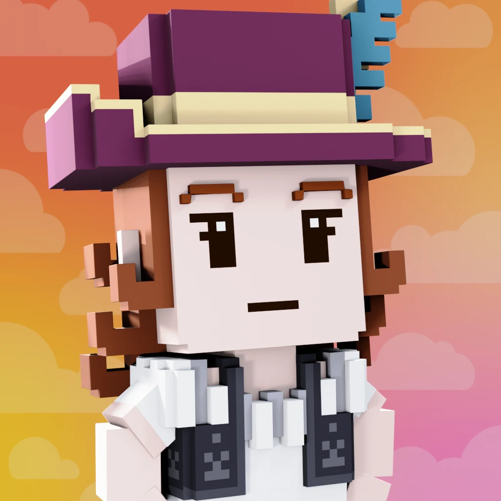 Pirate #7026 voxel render
