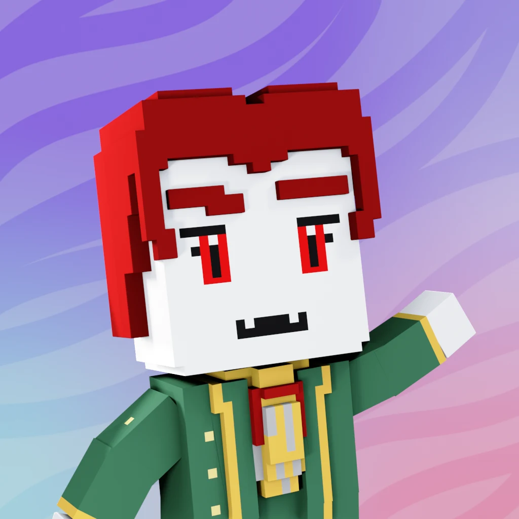 Pirate #7031 voxel render