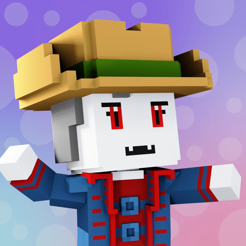 Pirate #7032 voxel render