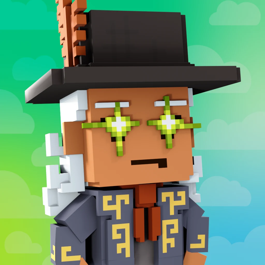 Pirate #7033 voxel render