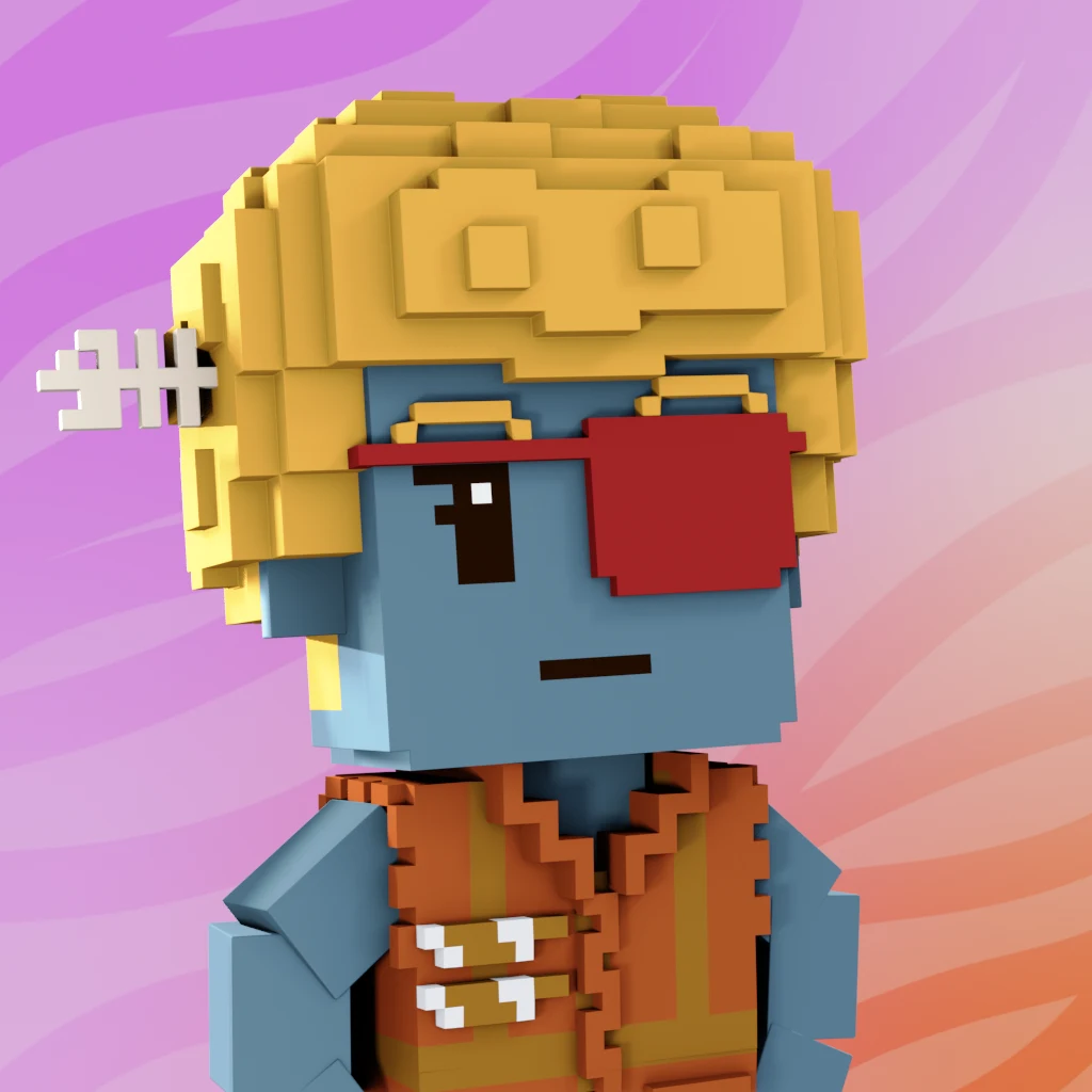 Pirate #7034 voxel render