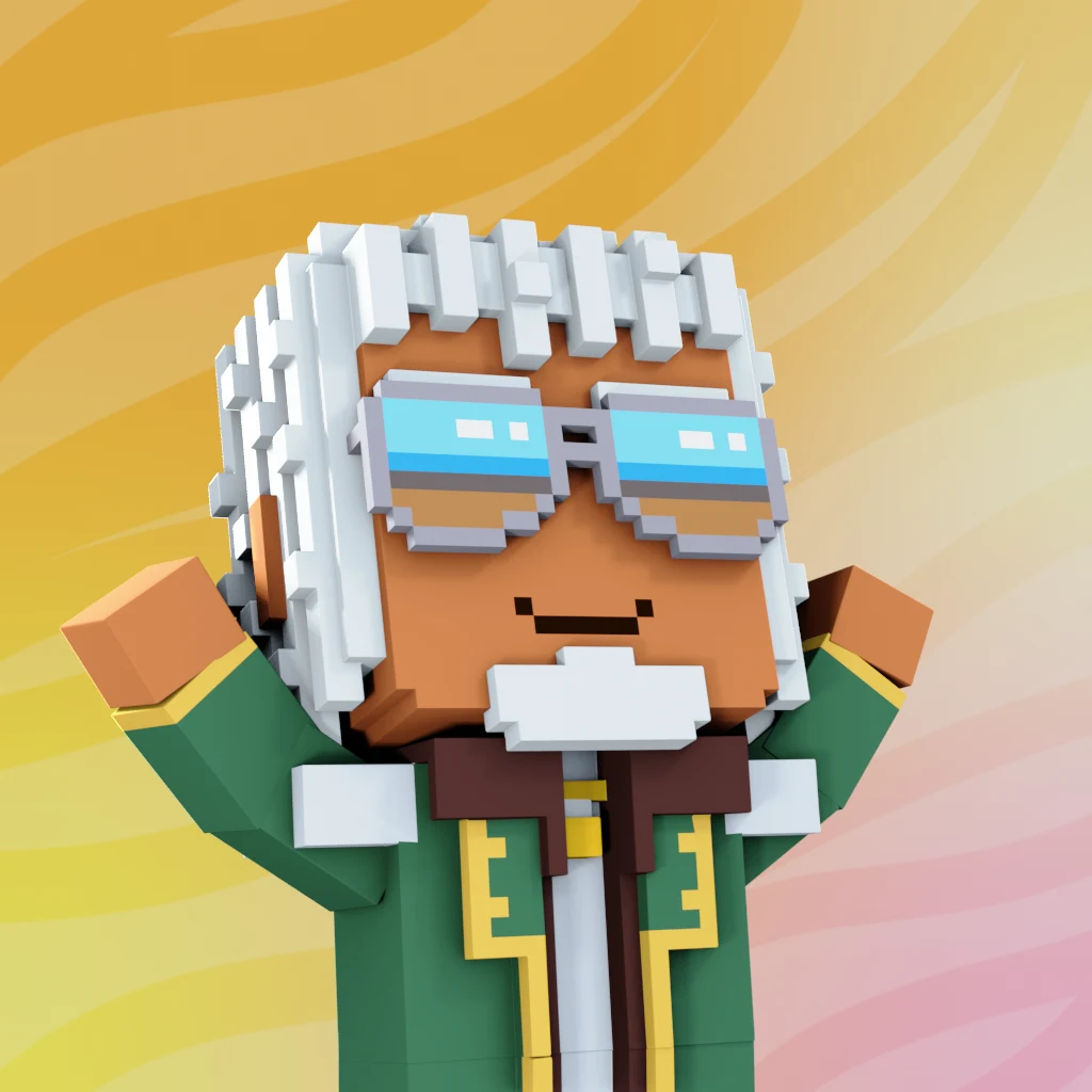 Pirate #7038 voxel render