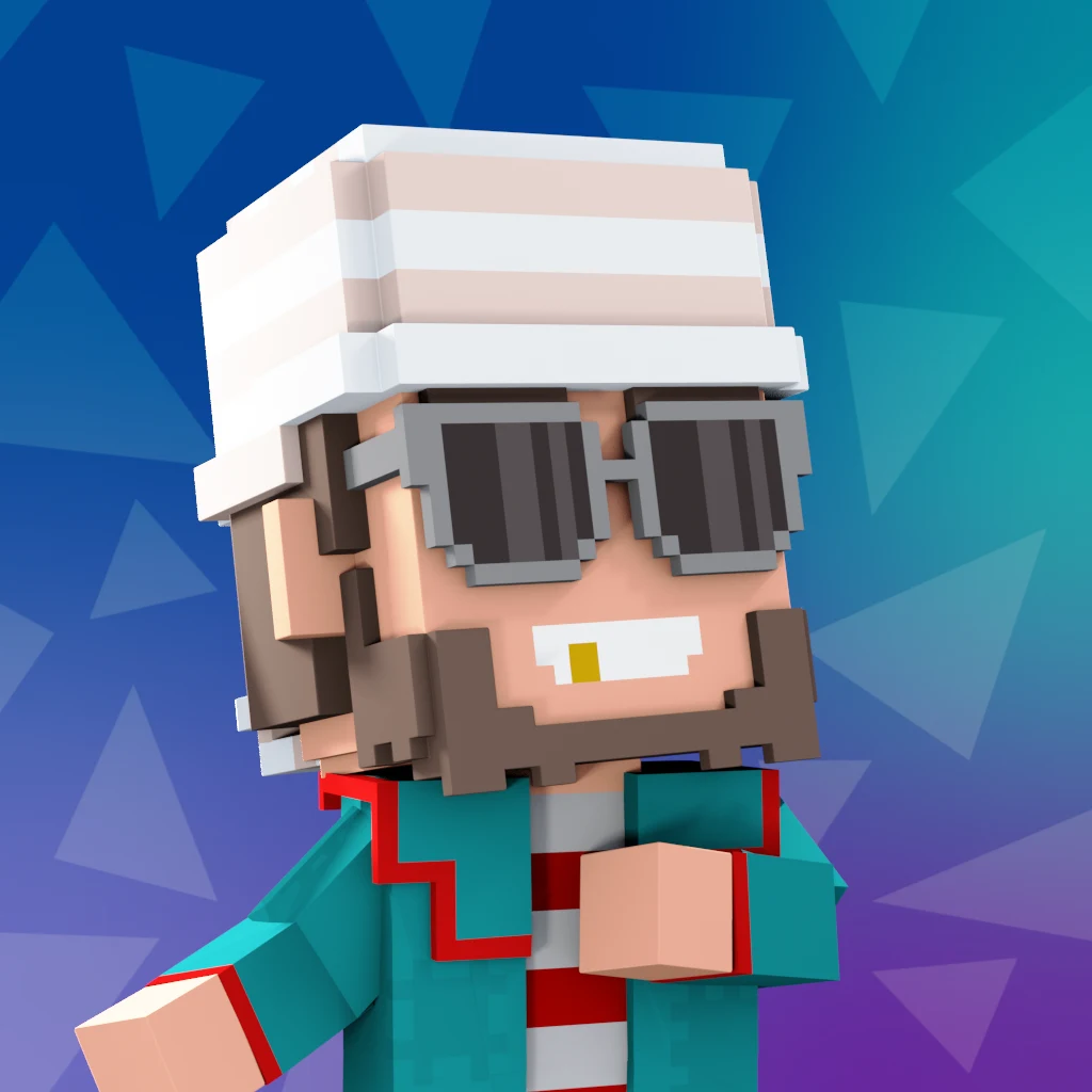 Pirate #7039 voxel render