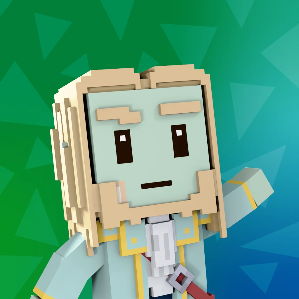 Pirate #704 voxel render