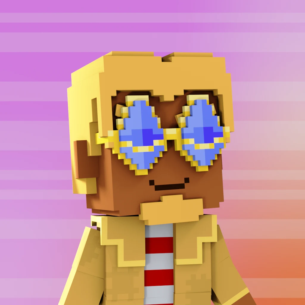 Pirate #7043 voxel render