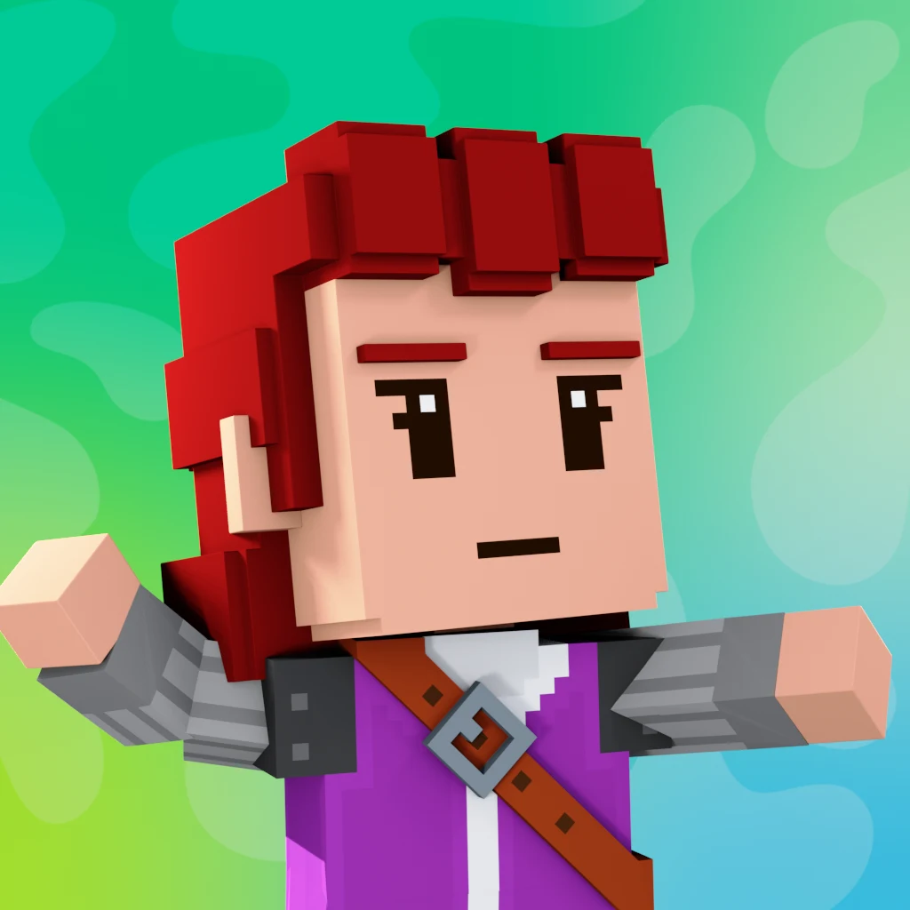 Pirate #7045 voxel render